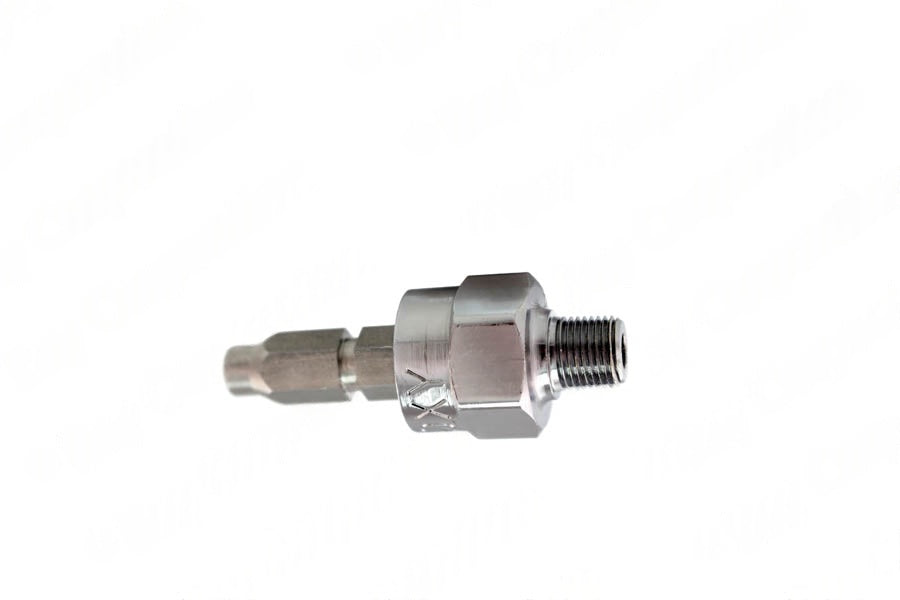 Schrader Non-Swivel Male QC x 1/8" NPT Male, O2 - Bay Corp SCH-124-2