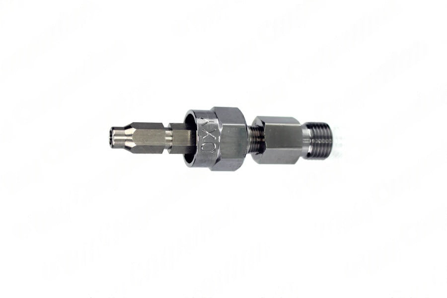 Schrader Non-Swivel Male QC x DISS Male, O2 - Bay Corp SCH-124-9