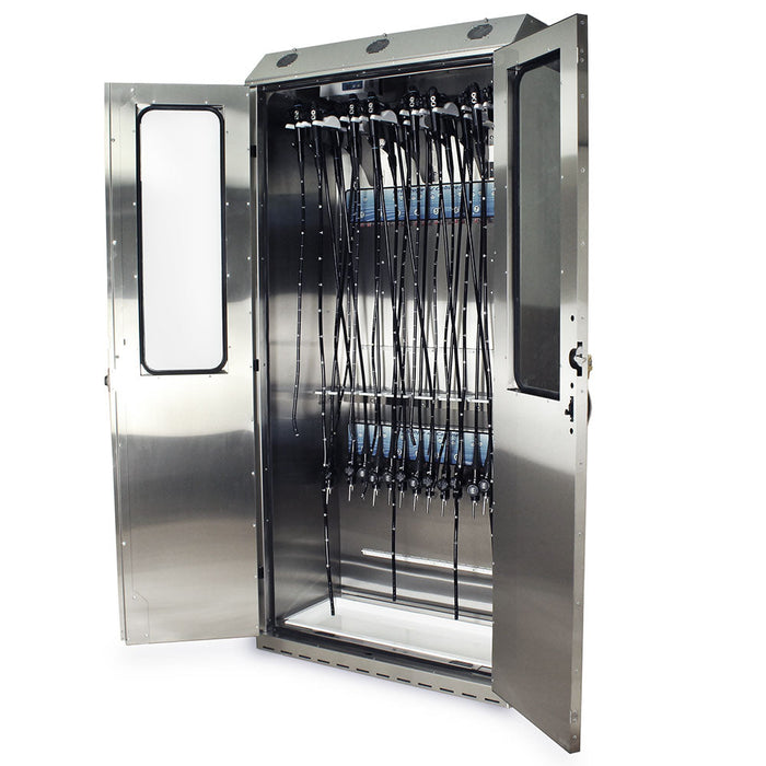 Sure-Dry Stainless Steel  44" Wide  Deep Scope Drying Cabinet - Harloff SCSS8044DRDP-DSS3316