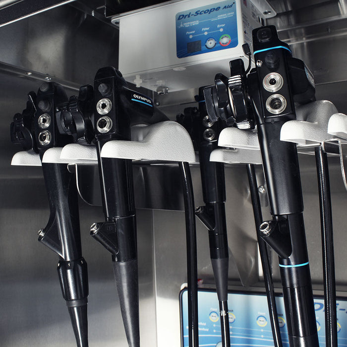 Sure-Dry Stainless Steel  44" Wide  Deep Scope Drying Cabinet - Harloff SCSS8044DRDP-DSS3316