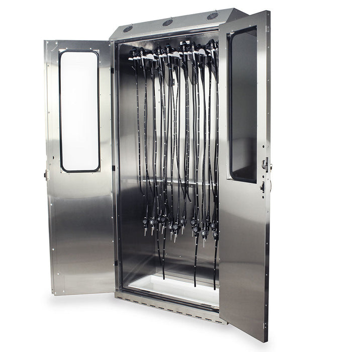 Sure-Dry Stainless Steel  44" Wide  Deep Scope Drying Cabinet - Harloff SCSS8044DRDP