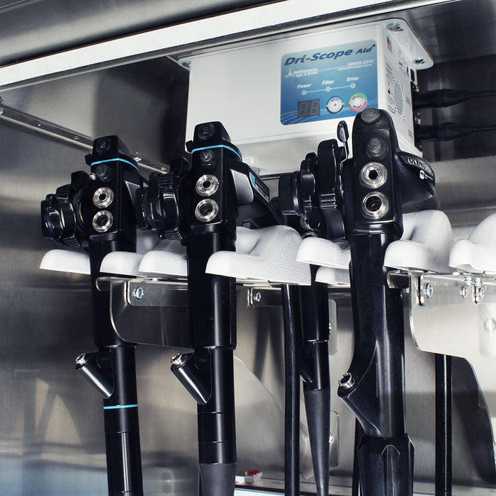 SureDry Stainless Steel 36" Wide Scope Drying Cabinet - Harloff SCSS8036DRDP-14-DSS3316