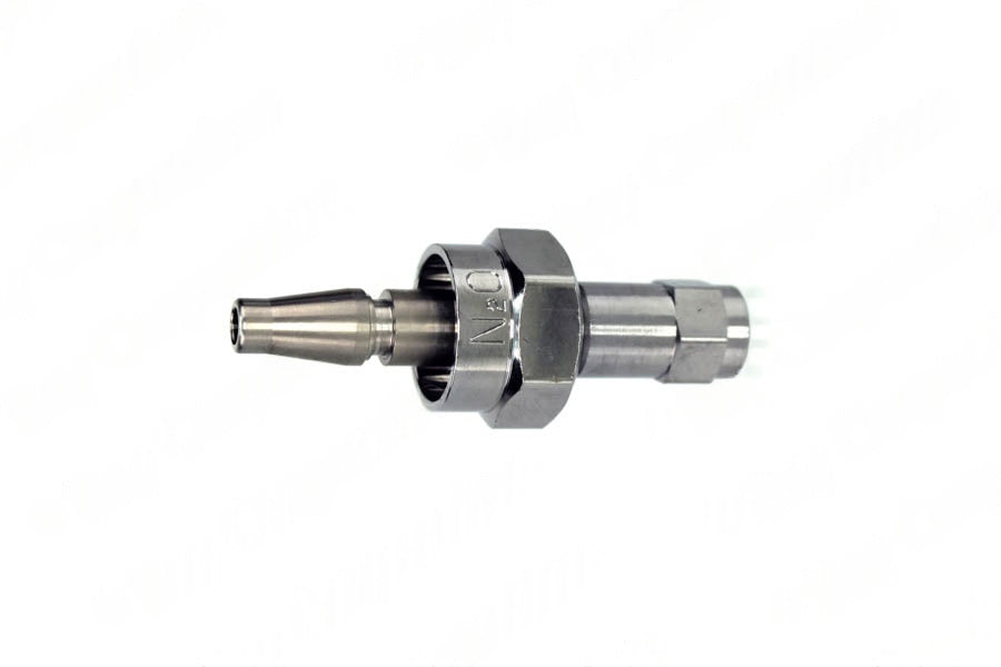 Schrader Swivel Male QC x 1/8" NPT Female, N2O - Bay Corp SH-04-2FS