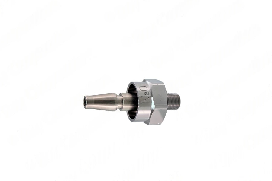 Schrader Swivel Male QC x 1/8" NPT Male, N2O - Bay Corp SH-04-2S