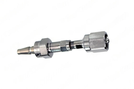 Schrader Swivel Male QC x DISS Female Hex Nut & Nipple, Med Air - Bay Corp SH-16-16S