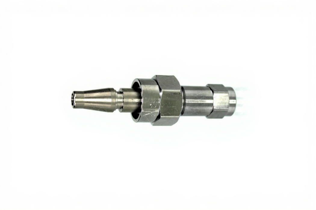 Schrader Swivel Male QC x 1/8" NPT Female, N2 - Bay Corp SH-12-2FS