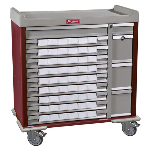 Standard Line Med-Bin Cart with BEST® Lock - Harloff SL54BIN3