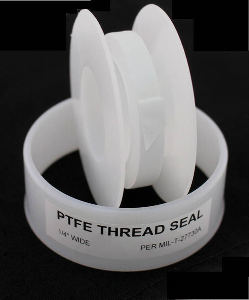 High Density Tape, 1/4" x 520" for use w/ 1/8" NPT & 1/4" NPT Threads - Bay Corp TFE-40