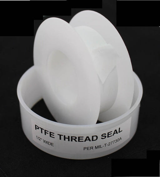 High Density Tape, 1/2" x 520" for use w/ 1/2" NPT Threads & Larger - Bay Corp TFE-50