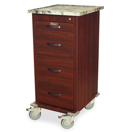 Wood Vinyl Coated Aluminum Cart - Harloff WV240PC-CM