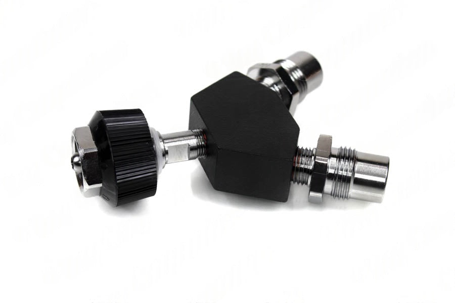 DISS Y-Block, HT Nut Female Inlet x DISS DV Outlets, N2 - Bay Corp YO-112DV