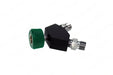 DISS Y-Block, HT Nut Female Inlet x DISS Male Outlets, O2 - Bay Corp YO-124 - 2