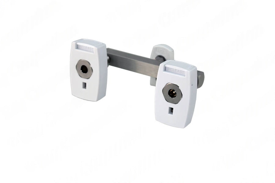 Chemetron Y-Block, Male QC Inlet-Centered x Female Coupler Outlets, VAC - Bay Corp YO-CMT22