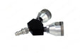 Puritan Y-Block, Male QC Inlet x Female Coupler Outlets, Med Air - Bay Corp YO-PQ16 - 1
