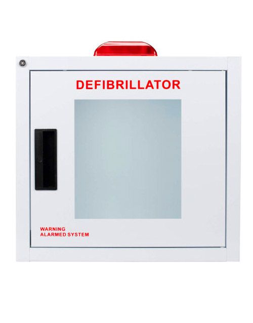 AED Wall Cabinet with Alarm, and Strobe -Large - NEW