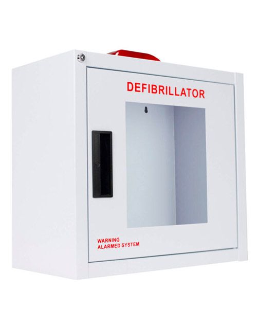 AED Wall Cabinet with Alarm, and Strobe -Large - NEW
