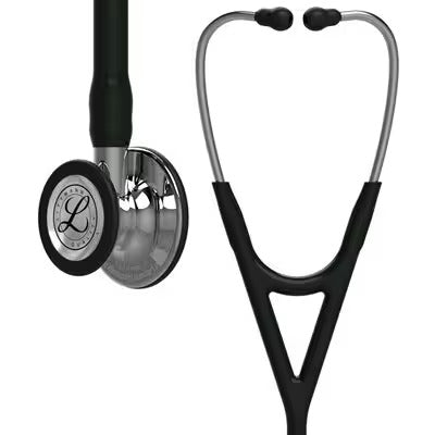 Cardiology IV Black w/Mirror finish Stethoscope-  Littmann 6177