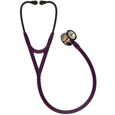 Cardiology IV Plum w/polish rainbow Violet Stem Stethoscope - Littmann 6239
