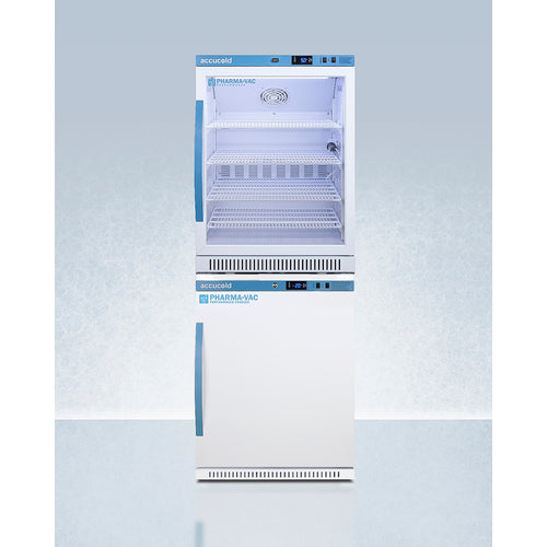 Accucold 24" Wide Performance Series All-Refrigerator/All-Freezer Combination - ARG6PV-AFZ5PVBIADASTACK