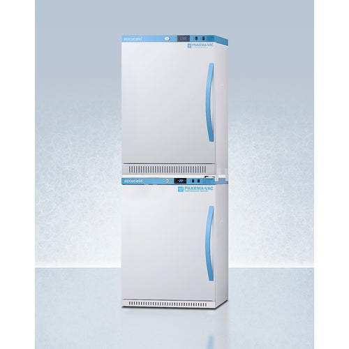 Accucold ARS6PV-AFZ5PVBIADASTACK 24" Wide Performance Series All-Refrigerator/All-Freezer Combination