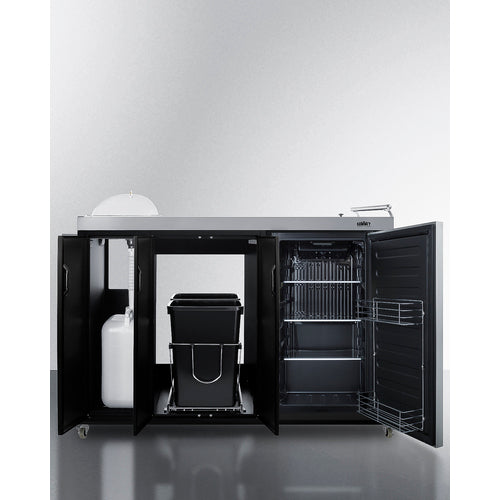 Summit CARTOS54LS Portable Outdoor Kitchenette