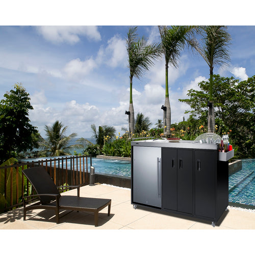 Summit CARTOS54RG Portable Outdoor Kitchenette