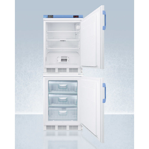 Accucold FF7LW-VT65MLSTACKMED2 24" Wide All-Refrigerator/All-Freezer Combination