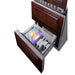 Summit SWCDAF24PNR 24" Wide Combination Dual-Zone Wine Cellar and 2-Drawer All-Freezer (Panels Not Included) - 4