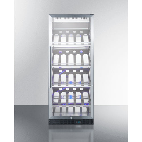 Summit SCR1156CHCSS 24" Wide Single Zone Commercial Wine Cellar