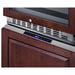 Summit SWCDRF24PNR 24" Wide Combination Dual-Zone Wine Cellar and 2-Drawer Refrigerator-Freezer (Panels Not Included) - 5