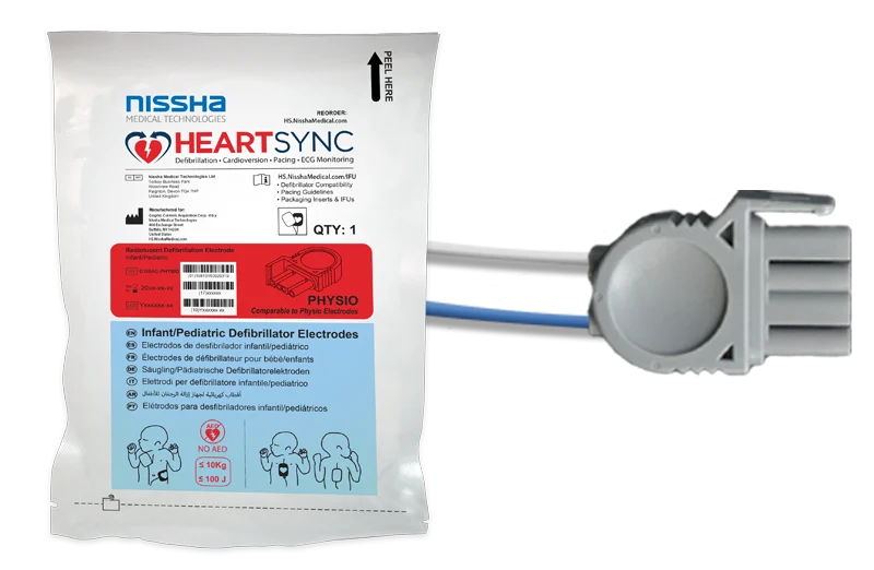 HeartSync Pediatric Defibrillation Electrodes - Physio Control