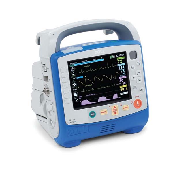 Zoll X Series, Monitor/Defibrillator, 3/5 Lead, Pace, Nellcor, ETCO2 ...