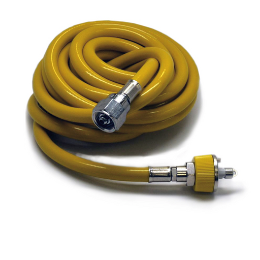 Mindray 15ft Yellow Medical Air Hose, w/ Ohmeda Fittings (NEW)