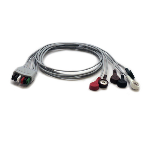 Mindray 6 Lead ECG Snap Lead Wires, 24" for V12 and V21