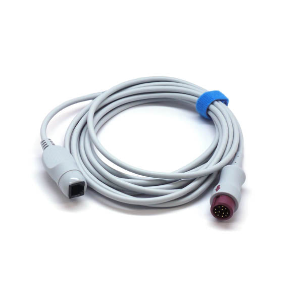 Mindray IM2201 12 Pin IBP cable for ICU Medical (formally Hospira) - 001C-30-70759