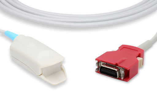 10186 Masimo Compatible Direct-Connect SpO2 Sensor. Adult Clip, 3 feet