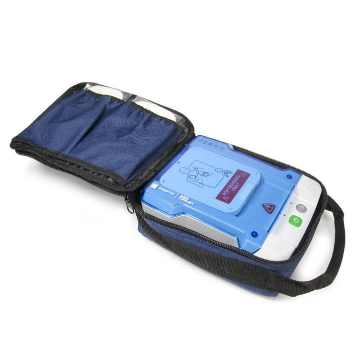 Blue Carry Bag for the Prestan Professional AED Trainer PLUS single. - Prestan 11401