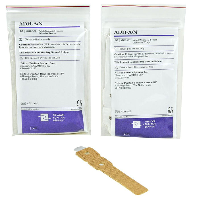 Disposable Adhesive bandage wrap for OXI-A/N (2 bags of 50) - Physio Control 11996-000048