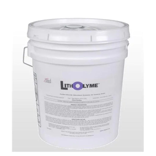 55-01-0013 LITHOLYME,5 GAL.PAIL LithoLyme Spill Absorbent 22qt White Pop-Up Spout Bulk Pail Ea