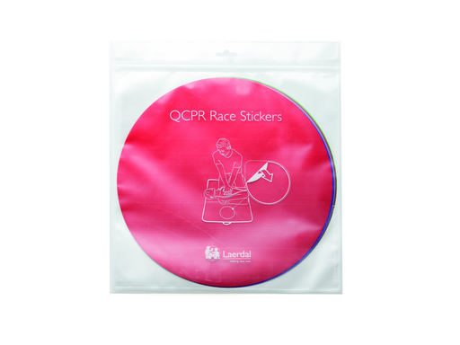 QCPR Race Stickers 6 -Pack - Laerdal 123-40050