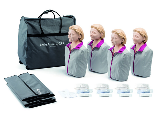 Little Anne QCPR 4-pack - Laerdal 124-01050 DISCONTINUED