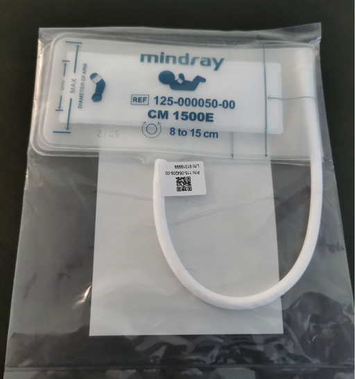 CM1500E Single-patient cuff, Neo, 8-15 cm, 20 pcs/box - Mindray 125-000055-00