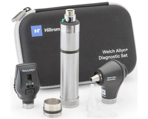 Welch Allyn 3.5V 71-SM2CXX Diagnostic Set with Coaxial LED Ophthalmoscope