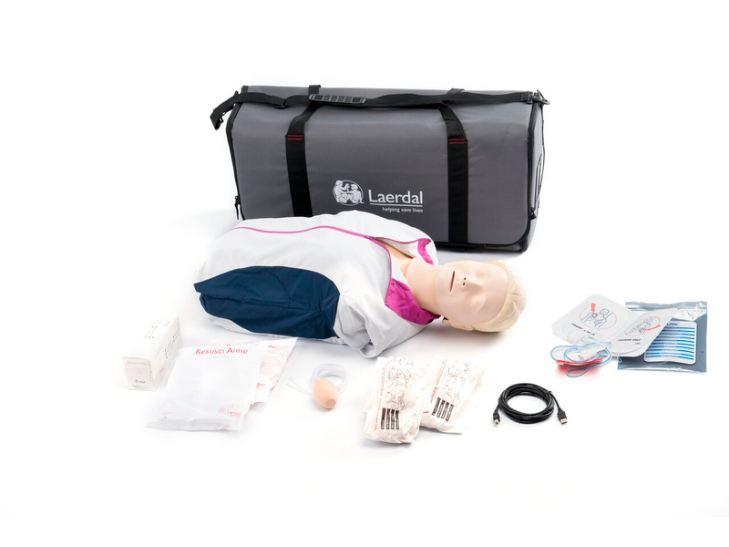 Resusci Anne QCPR AED Torso in Carry Bag - Laerdal 173-00160