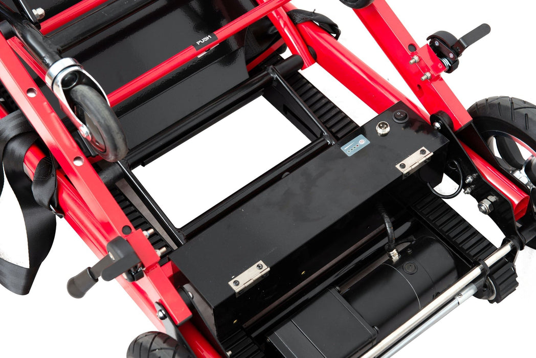 LINE2design Motorized Mobile Stair Lift Climber - Red - LINE2design 70008-R-BAT