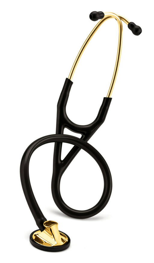 Master Cardiology 27” Stethoscope Black w/Brass Finish  -  Littmann 2175