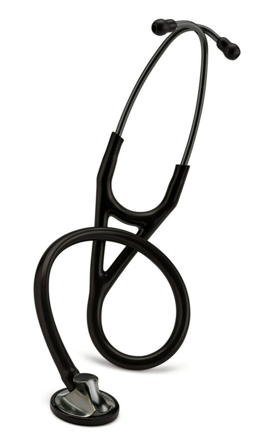 Master Cardiology 27” Black w/Smoke Finish Stethoscope - Littmann 2176
