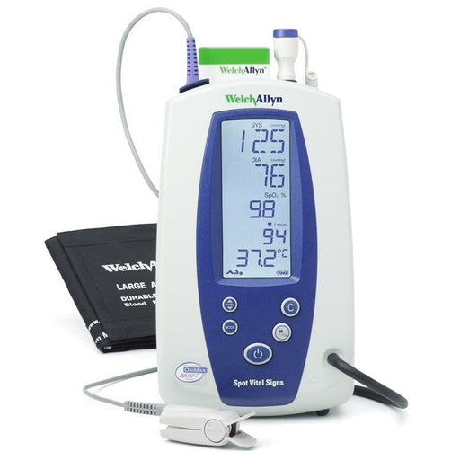 Welch Allyn Spot Vital Signs Monitor- NIBP, Nellcor SpO2, Temp, Pulse Rate, + MAP (Refurbished)