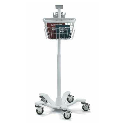 Welch Allyn Spot Vital Signs Monitor Roll Stand with Basket (NEW)