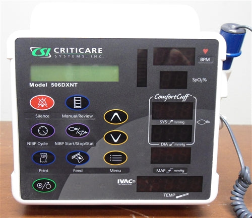 Criticare 506 Series Vital Signs Monitor w/ IVAC - 506DXNT
